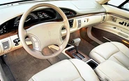 The steering wheel of a 1996 Oldsmobile LSS