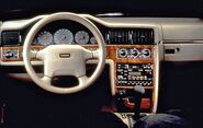 The steering wheel of a 1995-1996 Volvo 960