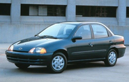 Chevrolet Metro LSi 4-door sedan (1998)