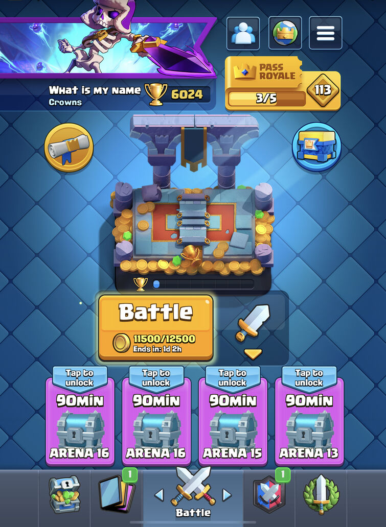 I'm in arena 6 and have recently unlocked the miner and princess