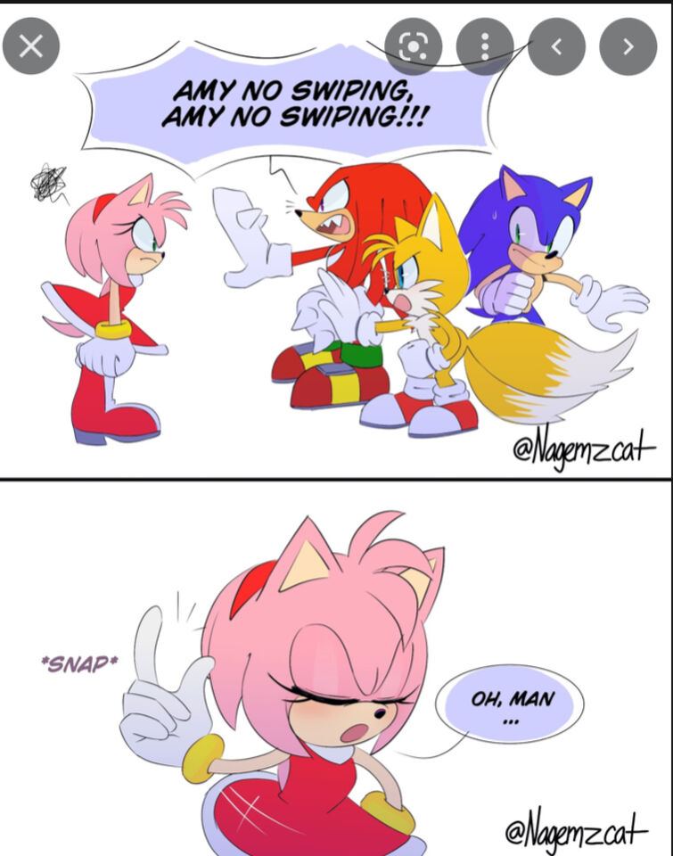 When Amy Rose is not in Sonic the Hedgehog movie and Sonic the hedgehog ...