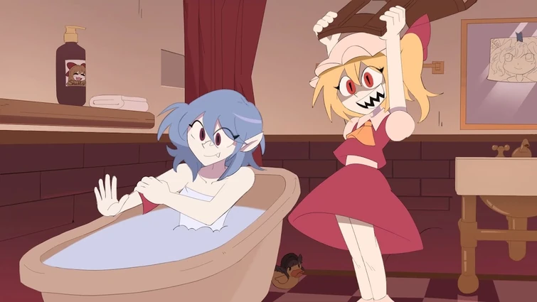 【Touhou Animation】Remilia gets hit with a chair