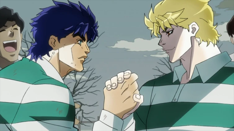 JoJoke: Jonathan and Dio- Football Buddies
