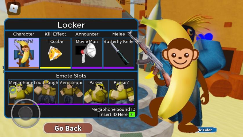 I Got The Monkey Skin Omg Fandom - arsenal roblox meme megaphone ids