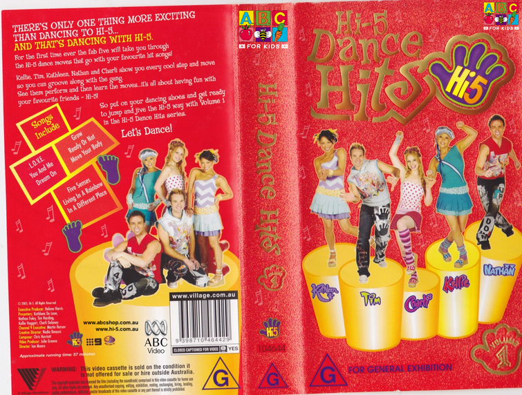 Hi-5 VHSs ABC Version | Fandom