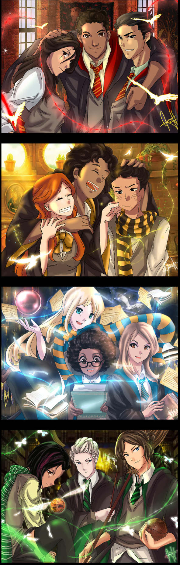 Endless Summer Fan Art Part 2 Craig Zahra Grace Aleister Jake Estela Quinn More Fandom