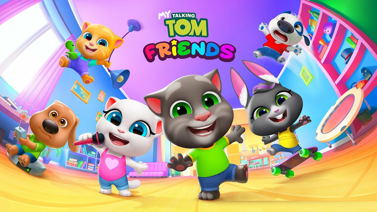 My Talking Tom Friends Logo Background Old And New | Fandom