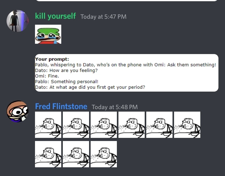 The prompt generator can be so weird. | Fandom