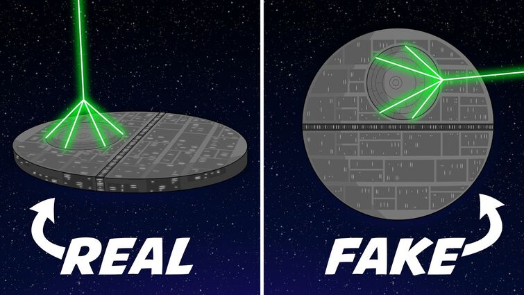 The Death Star is FLAT?