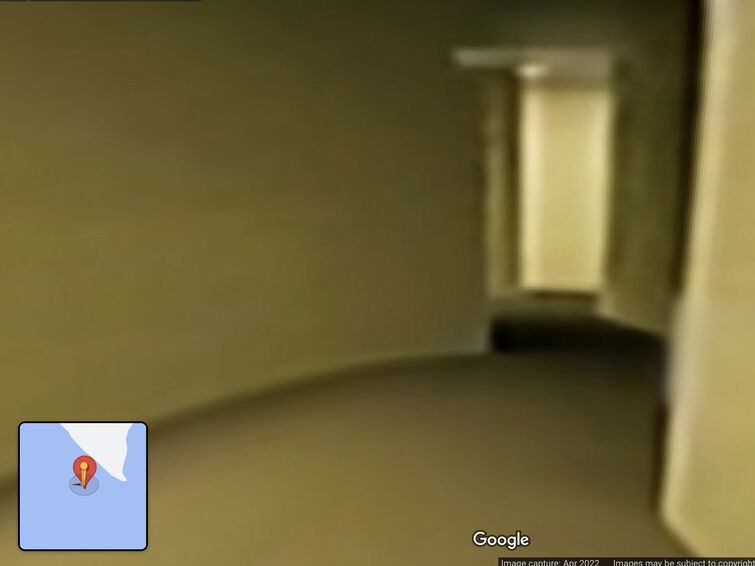the backrooms on google maps