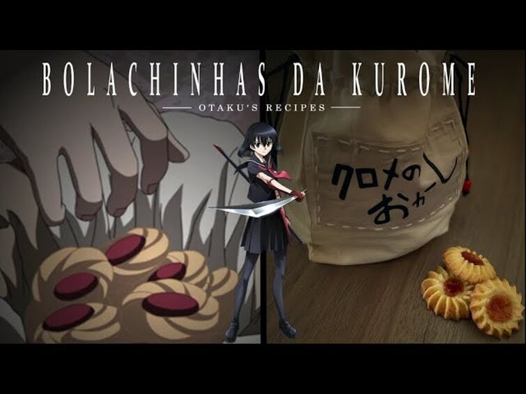 Bolachinhas da Kurome - Receita inspirada pelo anime Akame ga Kiru (Kurome's Cookie - Akame ga Kill)