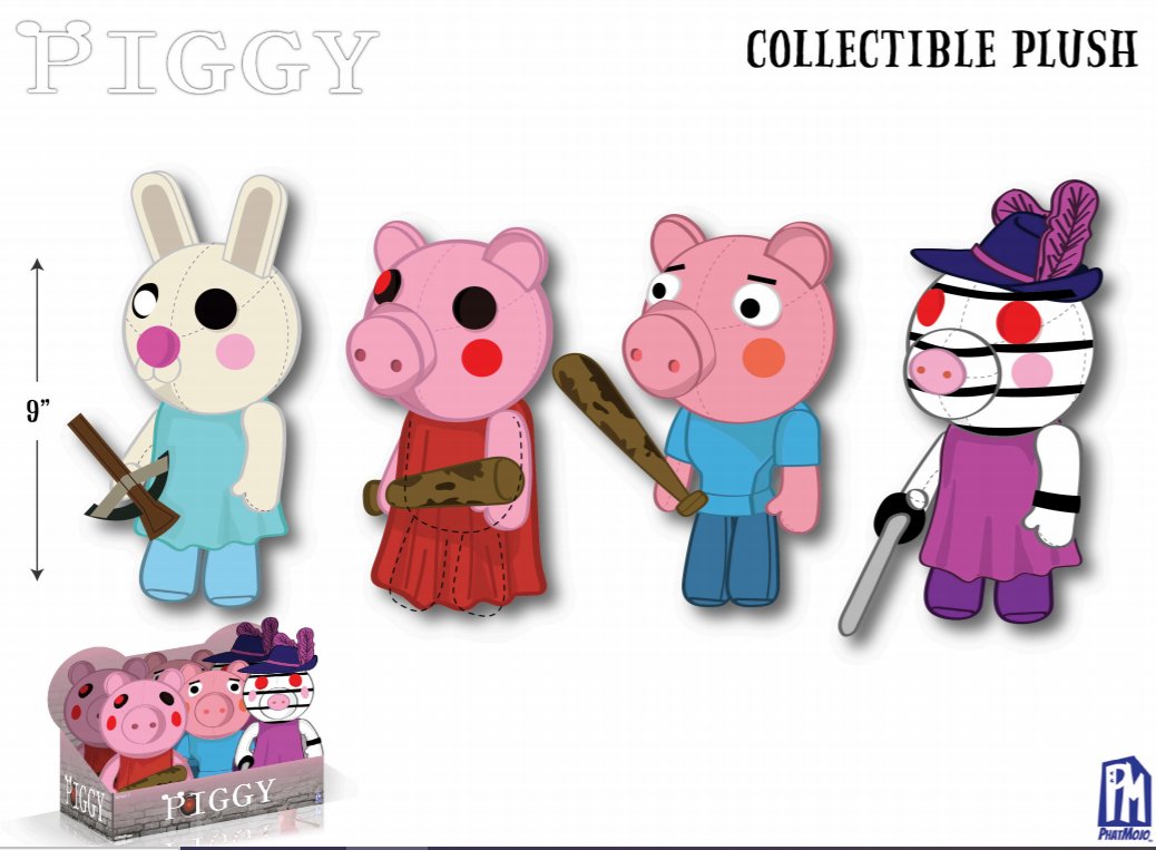 Robux Roblox Piggy Plush