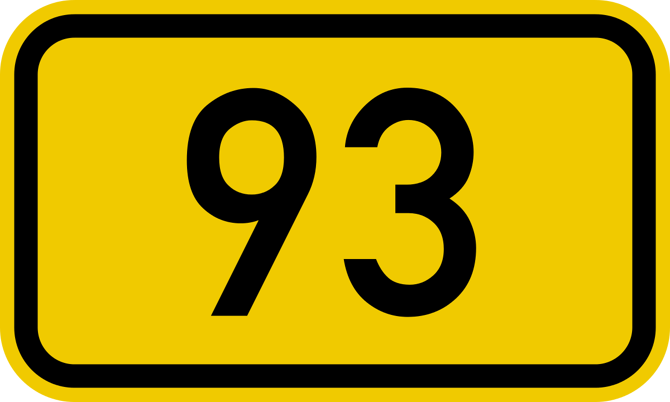 Bundesstraße 93 number.svg