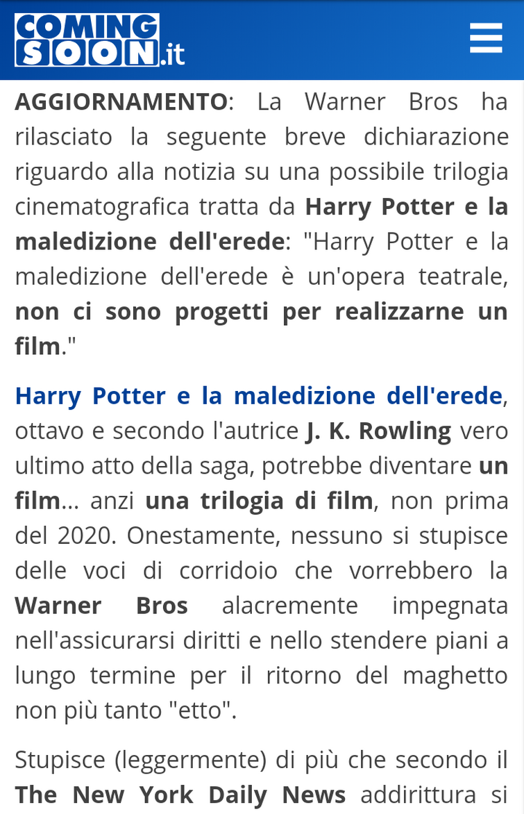 Harry Potter e l'ottavo capitolo