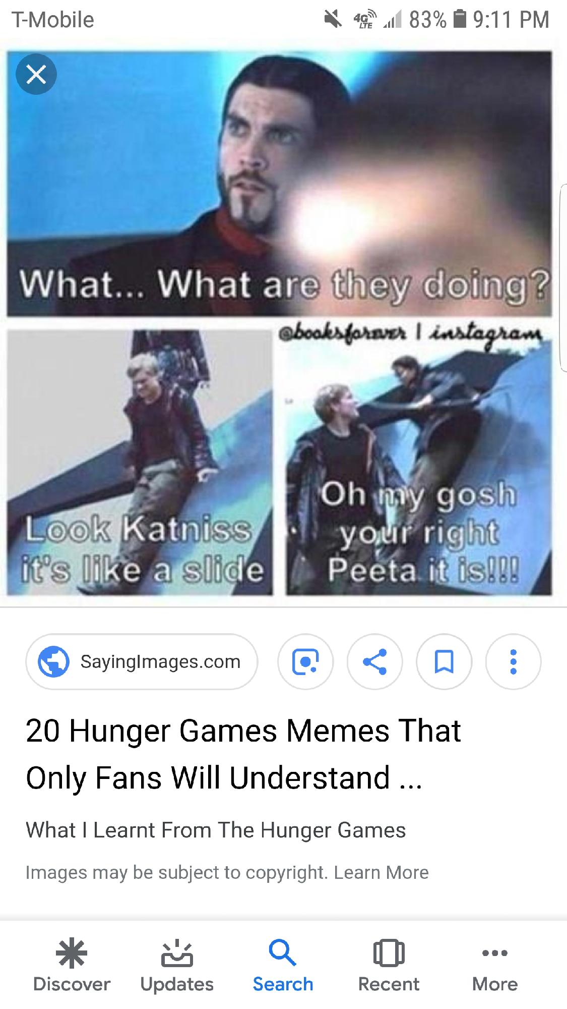 Hunger games meme