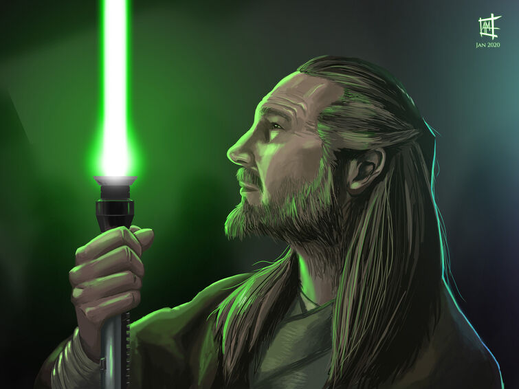 Image result for qui gon jinn fan art  Star wars comics, Star wars books,  Star wars jedi