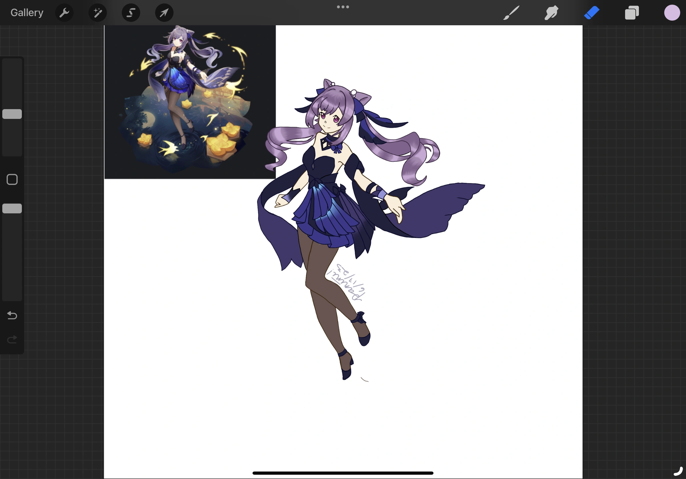 Keqing Hair (my energy is ded rn, and so am I T^T) Fandom