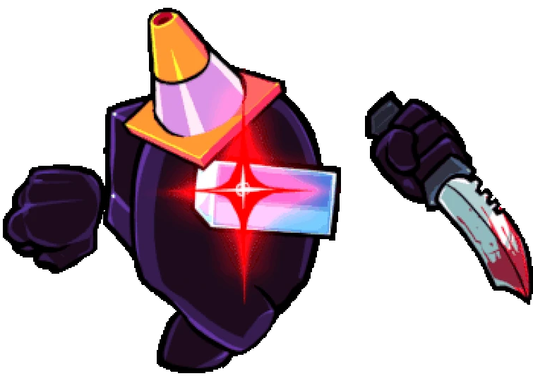 Round 2 your opponent is this guy. Screenshot to select your weapon