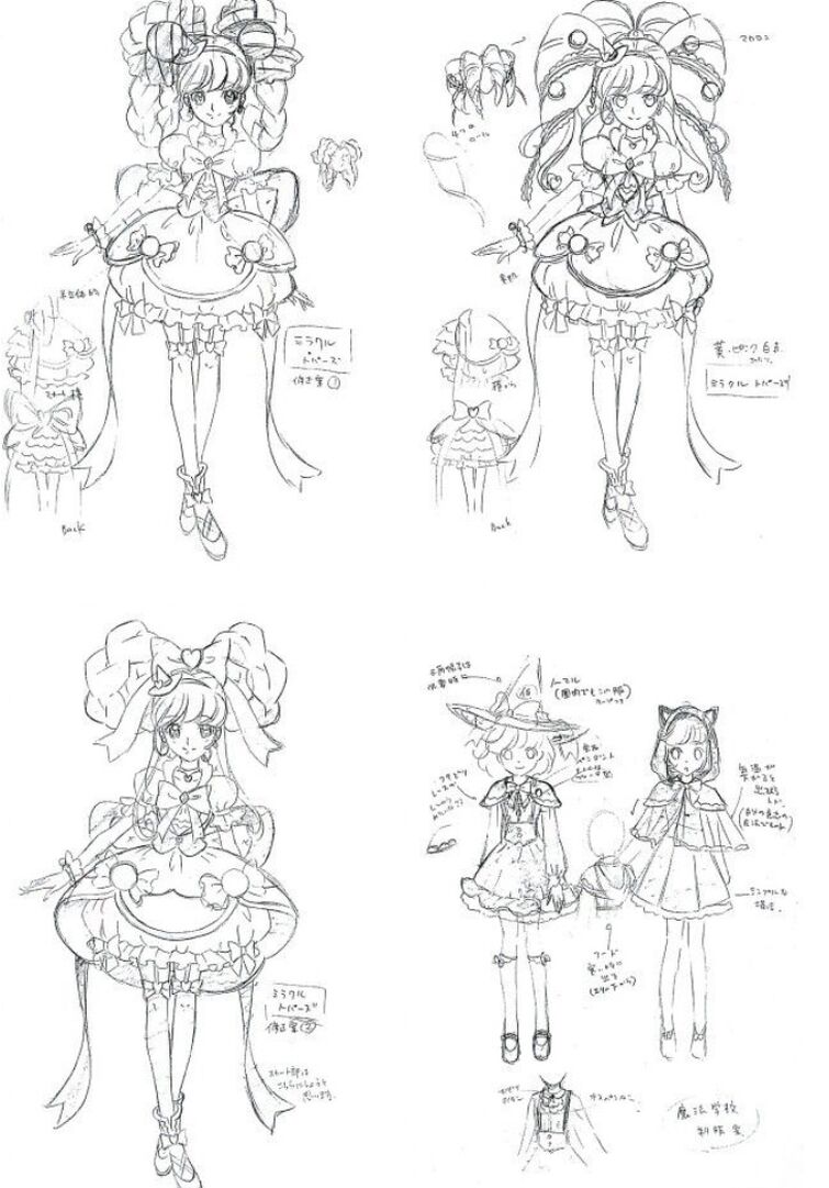 Possible Preliminary Mahoutsukai Pretty Cure Concept Art Fandom 7868