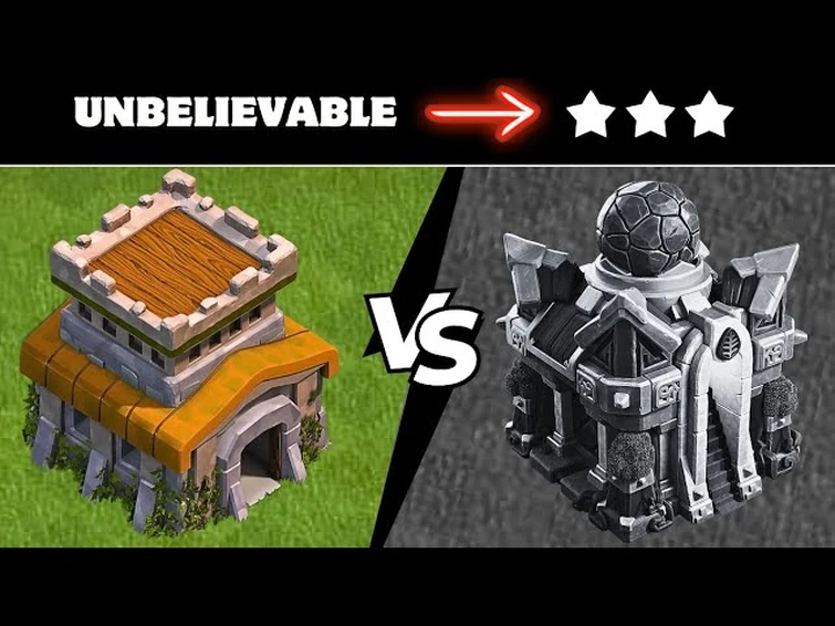 The Unbelievable TH8 VS TH16 Attack War Clash Of Clans