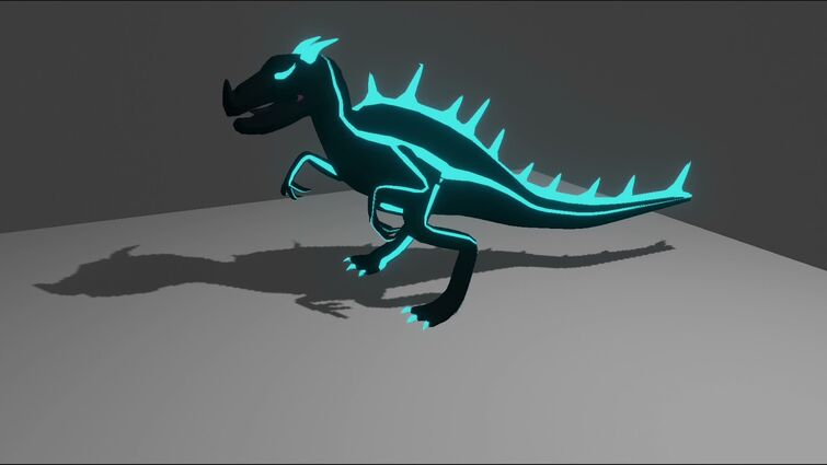 Unofficial Roblox Loomian Legacy Oxidrake free VR / AR / low-poly 3D model