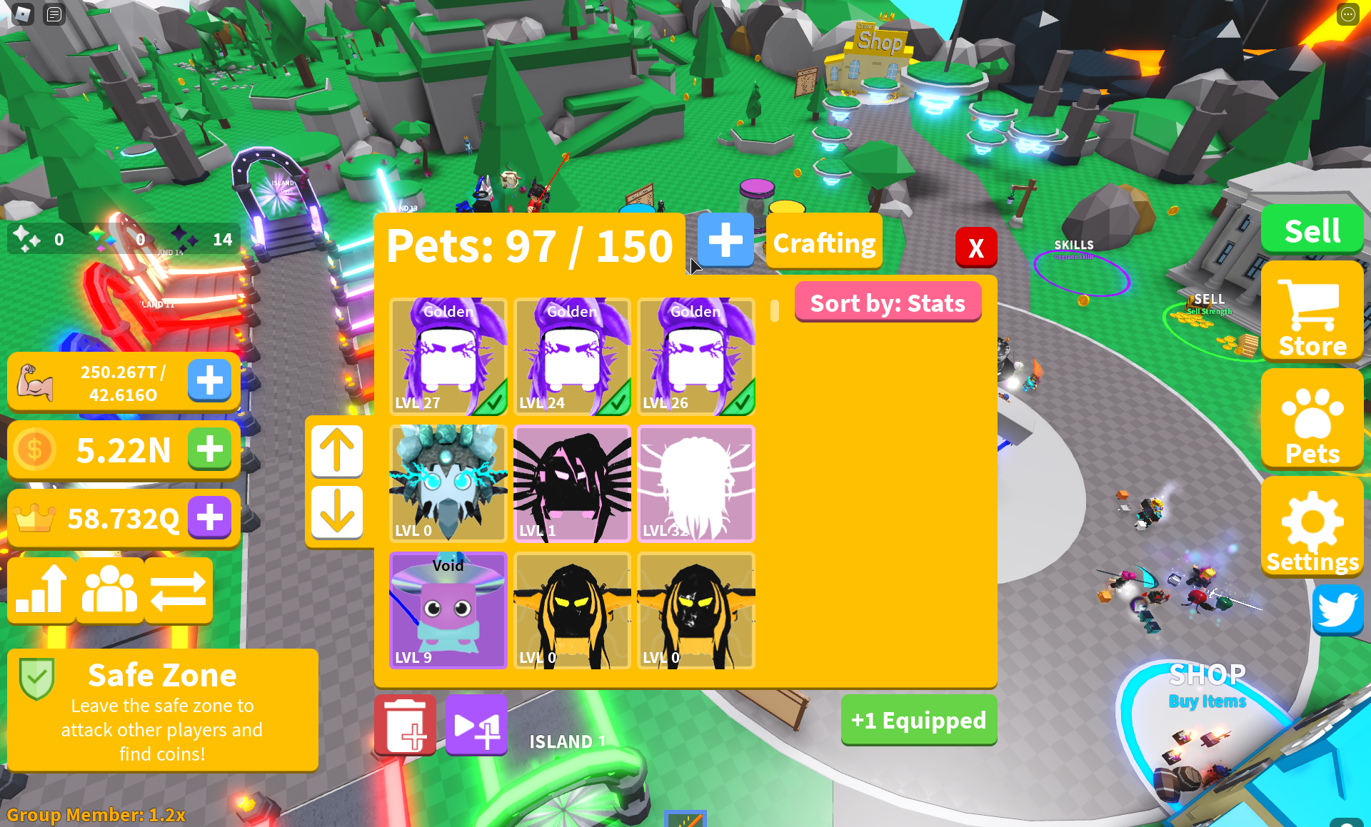 Discuss Everything About Roblox Saber Simulator Wiki Fandom - he crafted a full team of rainbow pets in roblox saber simulator