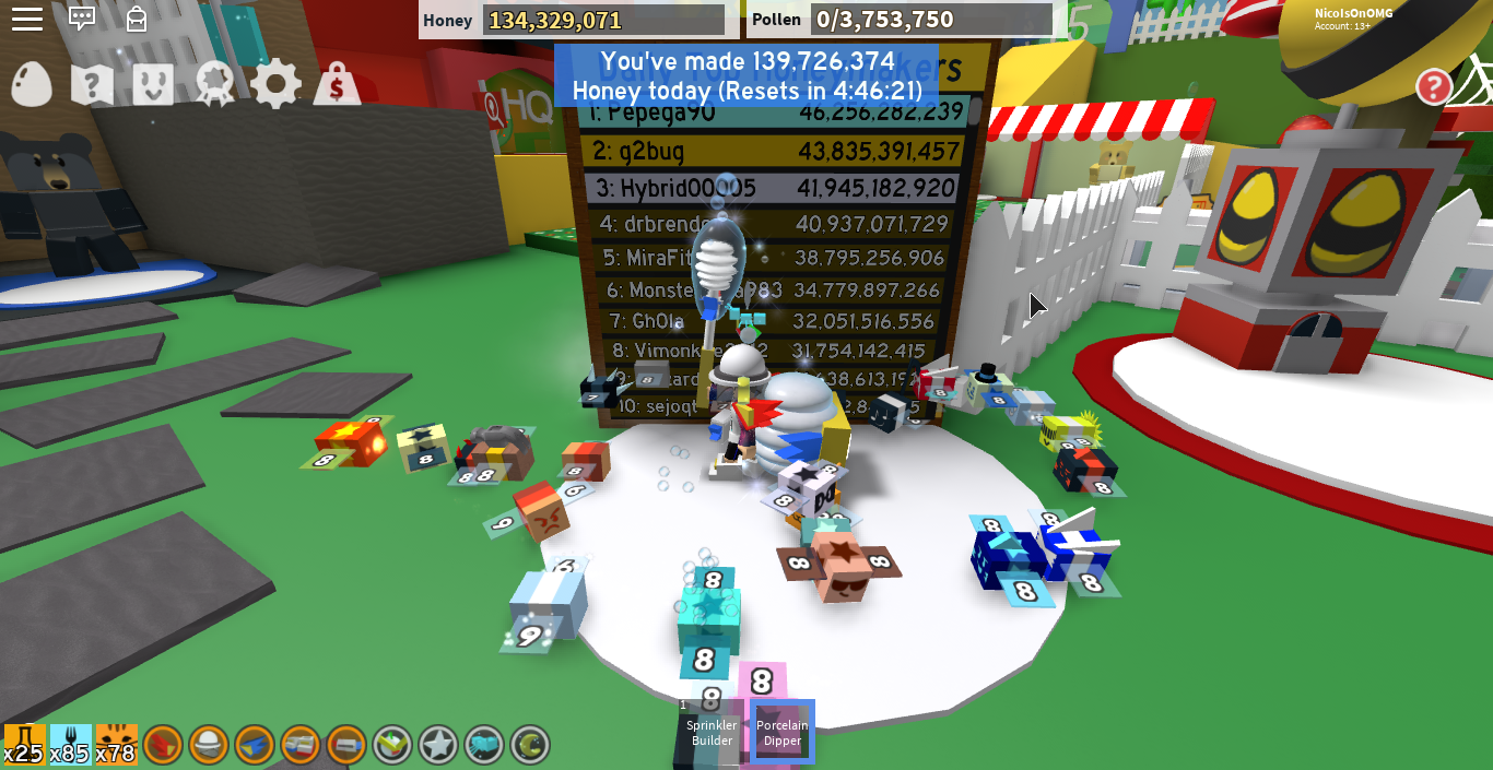 New Egg Hunt Update On Roblox Bee Swarm Simulator 126 ...