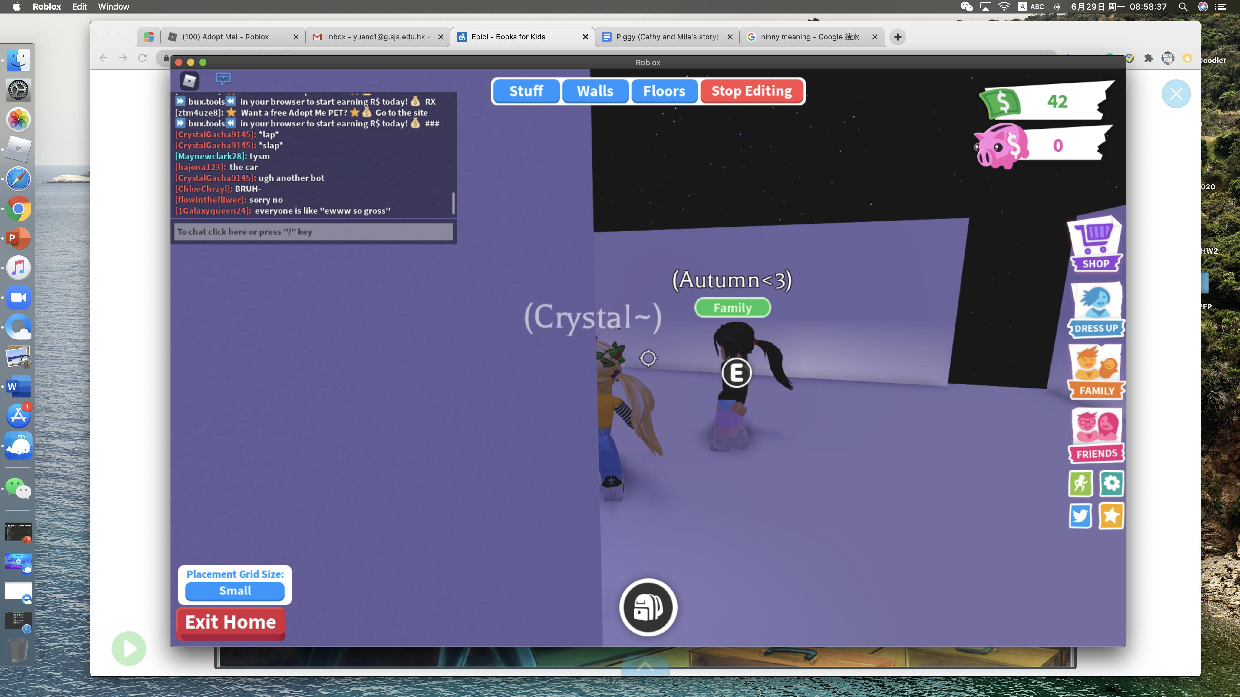 There An Od In The Server Im Playing In Fandom - me playing roblox i know this is off topic sorry fandom