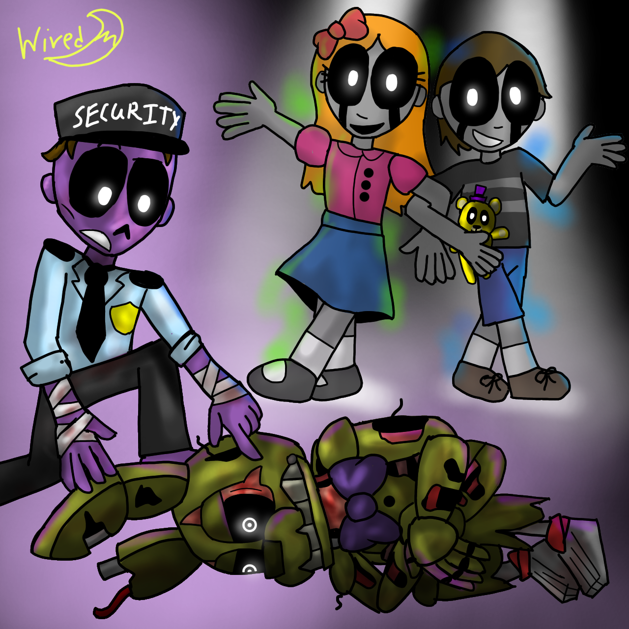 Some CC FNAF AU (Made by me. Based of the Fazbear Frights books) :  r/fivenightsatfreddys