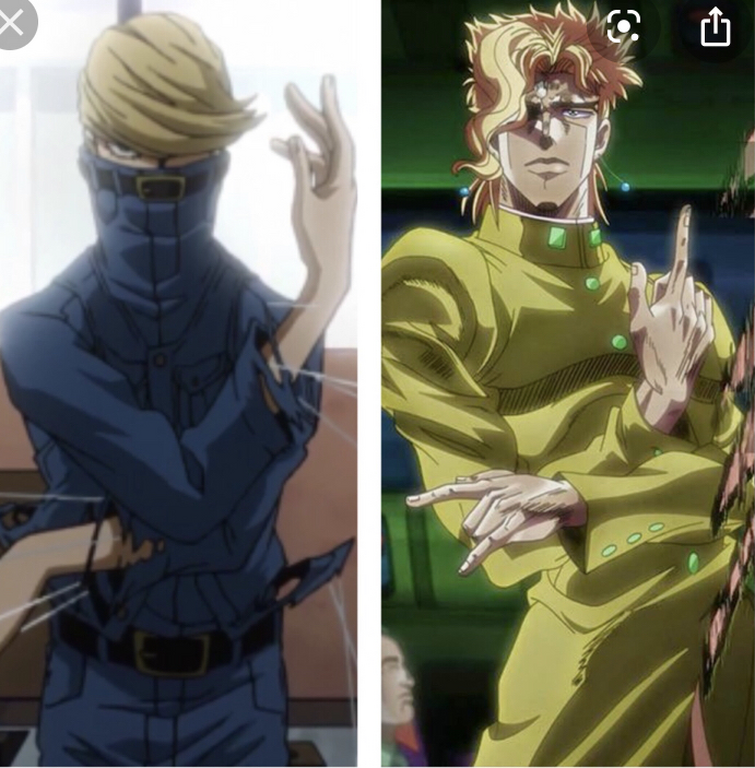 What anime has JoJo reference?