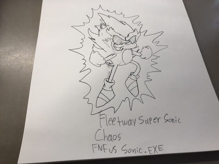 How To Draw Super Sonic.EXE 