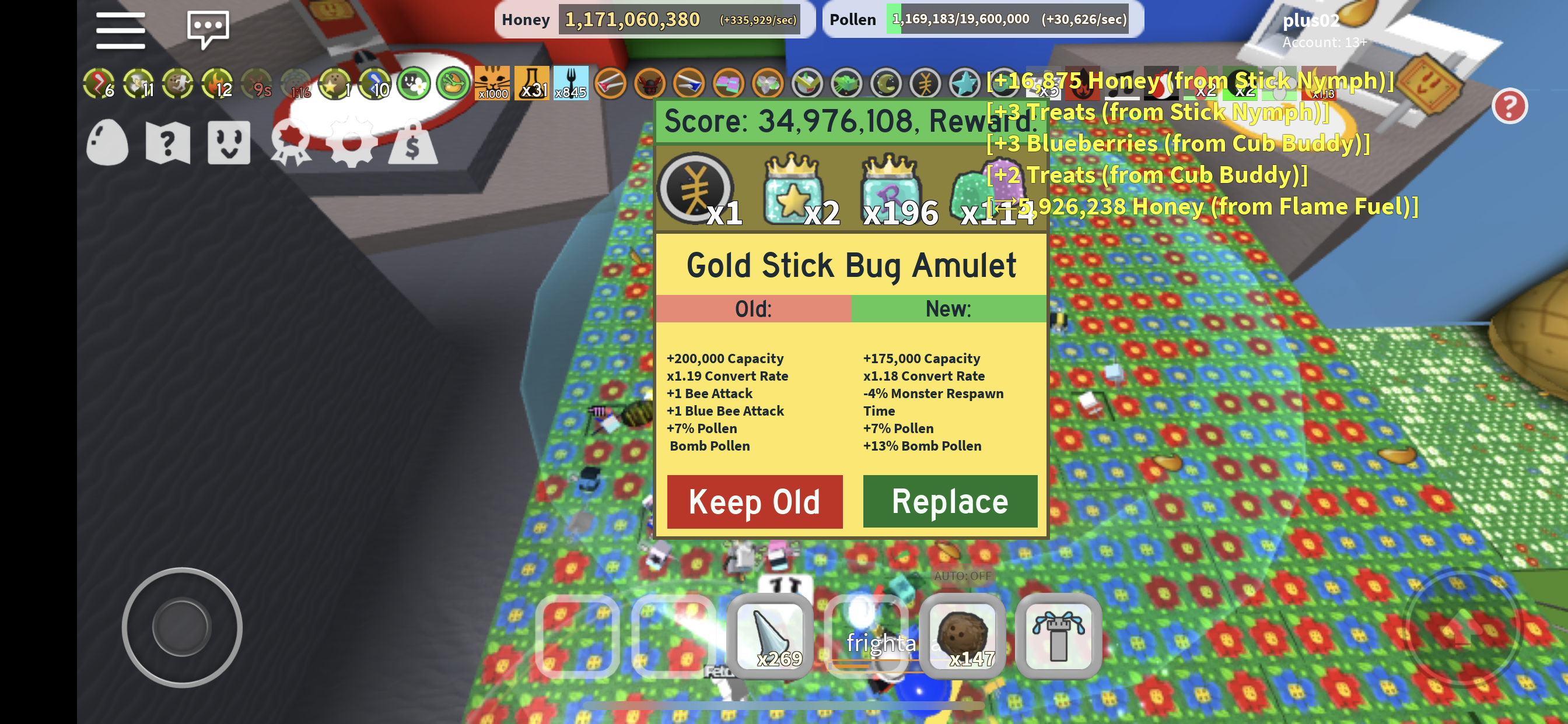 Bee Swarm Simulator Wiki Stick Bug Amulet