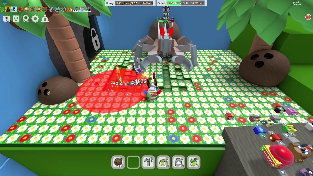 Roblox Bee Swarm Simulator Coconut Crab