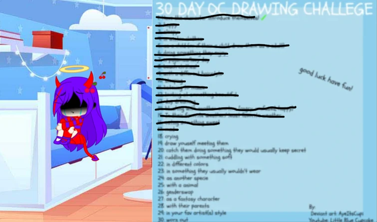 OC challenge day 18 and 19 (missed a day cause time limit) | Fandom