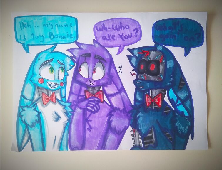 Withered Bonnie x Withered Foxy, My FNaF ships