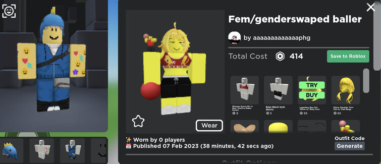 This trend but in Roblox (Catalog Avatar Creator) 