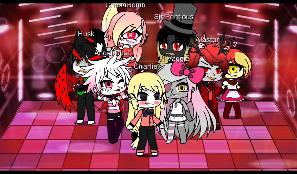 I made the Hazbin Characters in Gacha Club, cause I was bored | Fandom