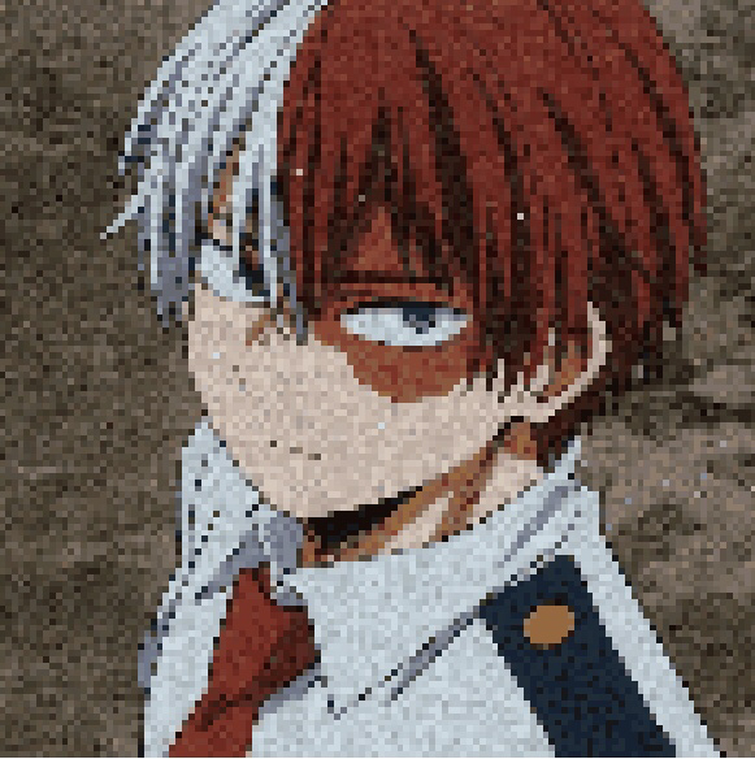 Pixel Art Of Todoroki The Bestest Babe Fandom