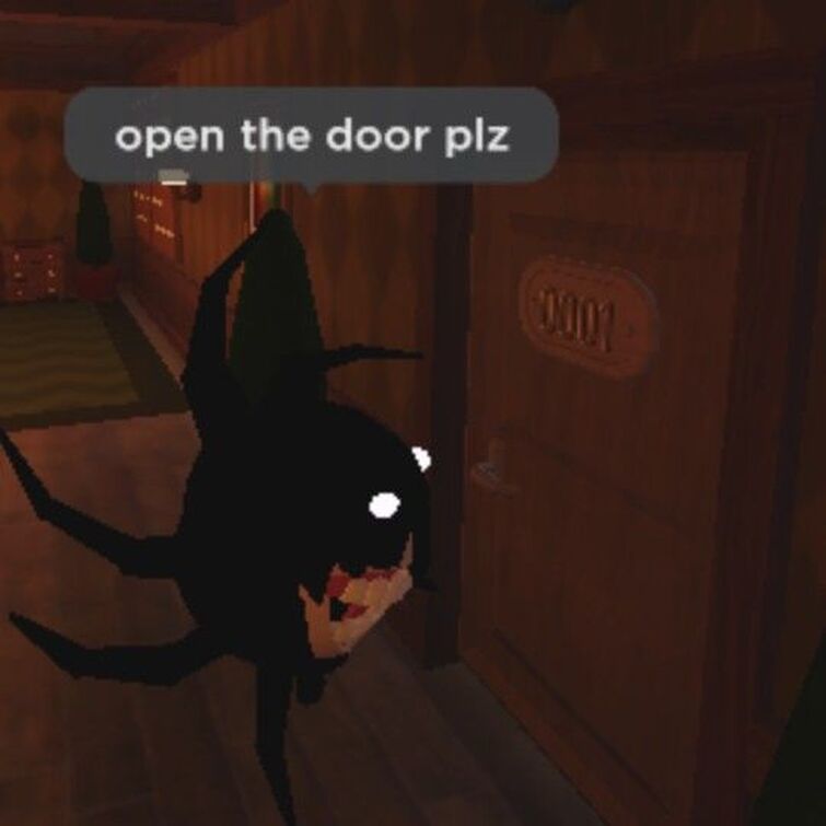 Screech opens a door