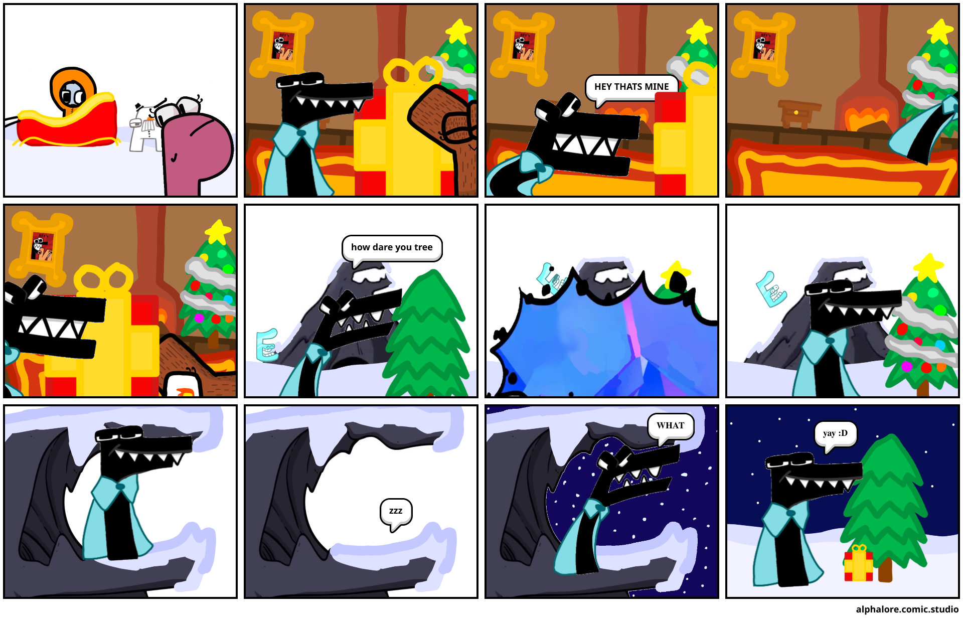 Alphabet Lore Comic Studio (Christmas Edition) by TheBobby65 on