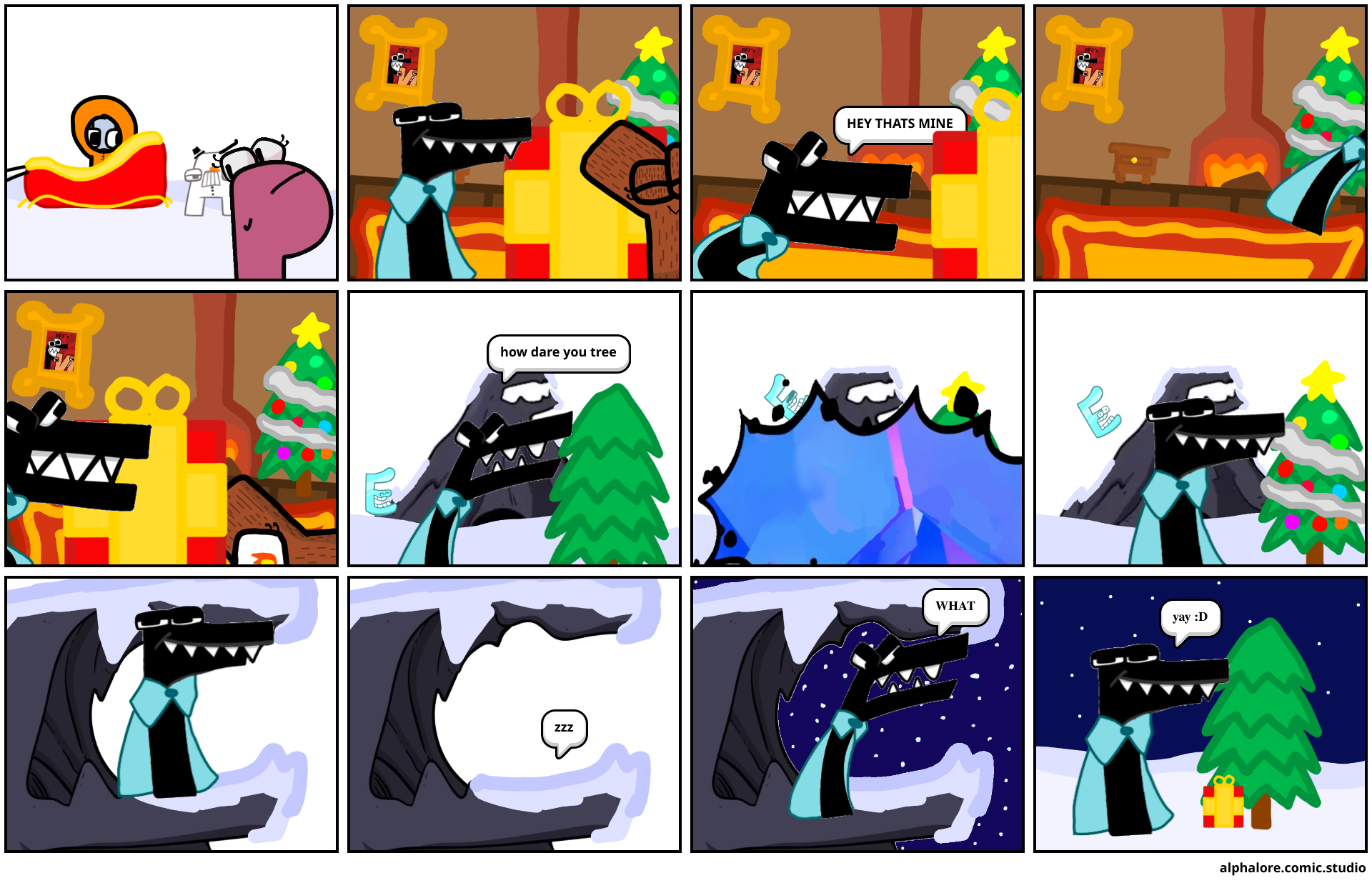 Alphabet Lore X-Mas Updates! (A-T) - Comic Studio