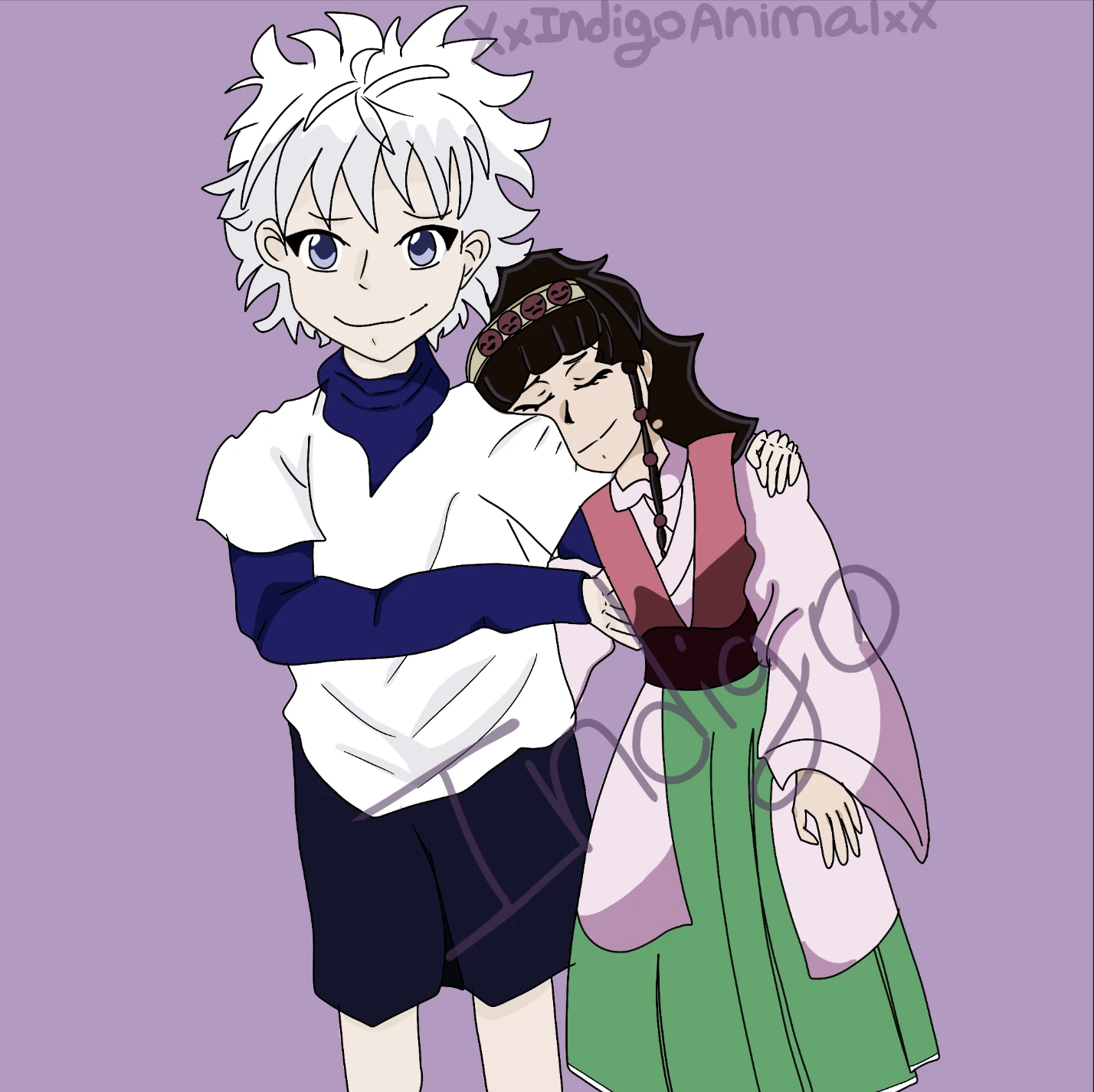 Some fanart of Killua and Alluka Fandom