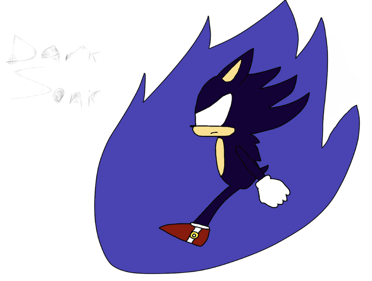 Dark Sonic Drawing