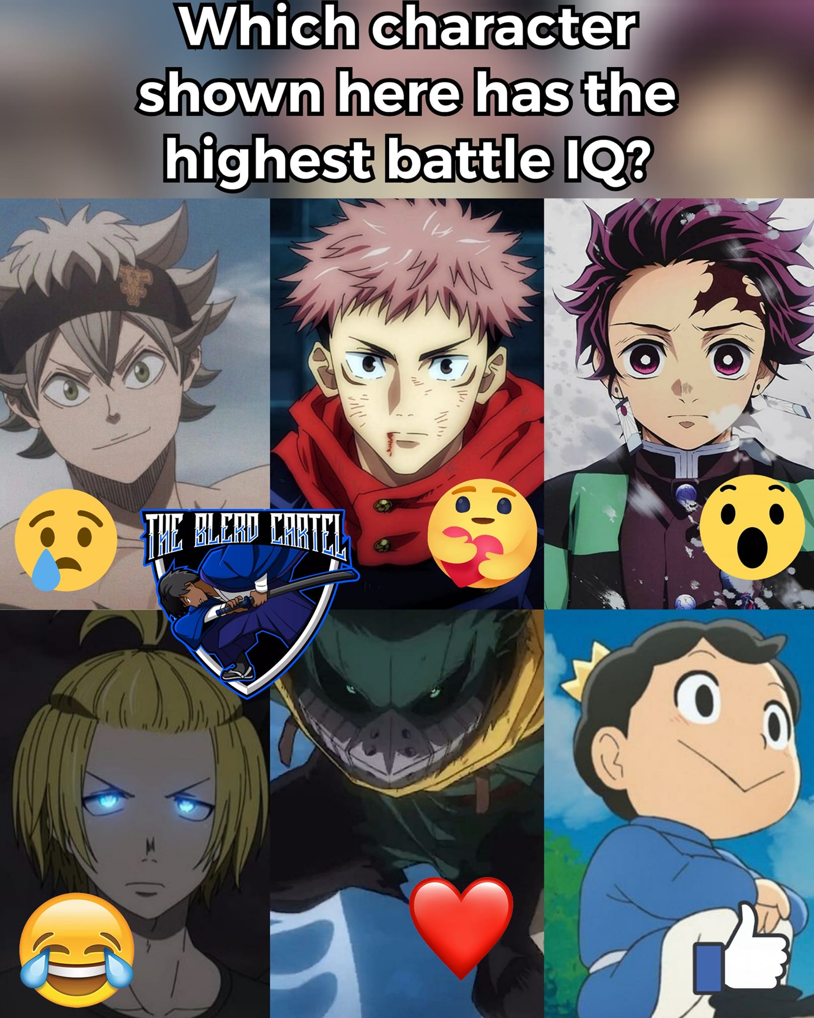Which character shown here has the highest battle IQ? | Fandom