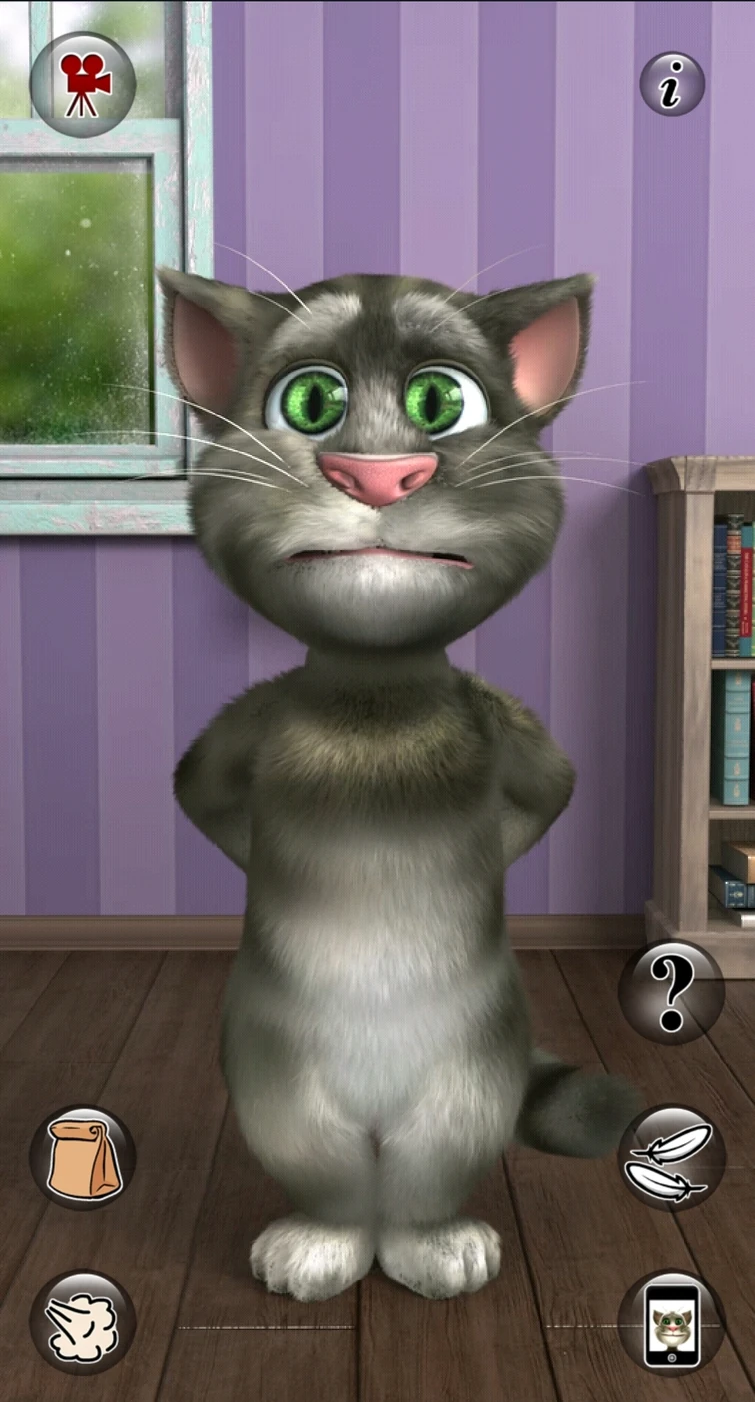 The new version of Talking Tom Cat 2 is actually a zoomed in version of
