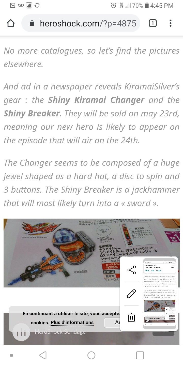 Kiramai Silver S Changer And Weapons Fandom