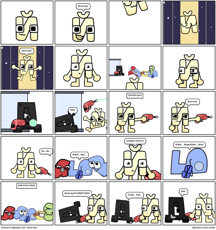 My alphabet in scratch! - Comic Studio