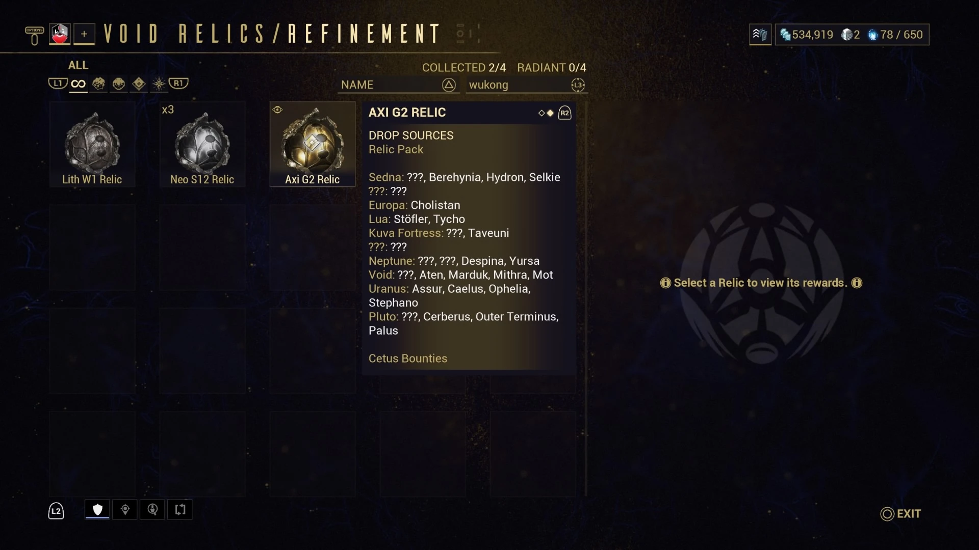 Wukong Prime relics | Fandom