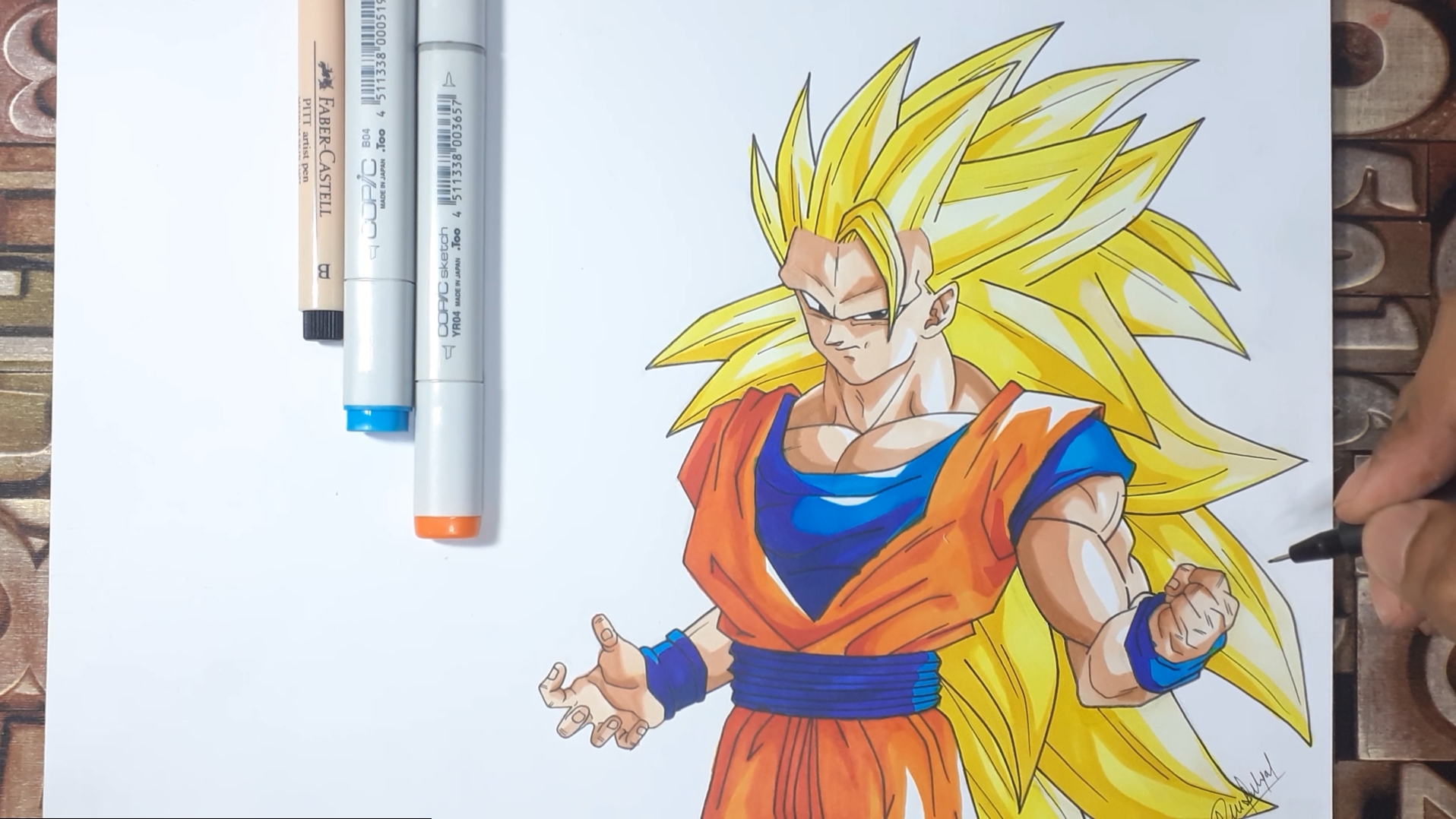 Let's learn how to draw Super Saiyan 3 from Dragon Ball today! Super Saiyan  3 (????? ???, S?p? Saiya-jin Sur?) is…