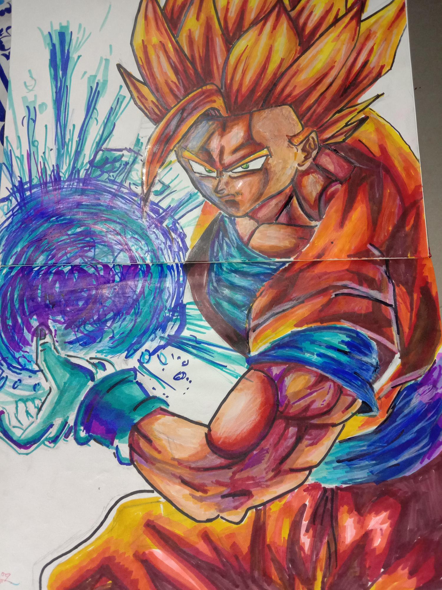 dragon ball z gohan ssj2 drawing